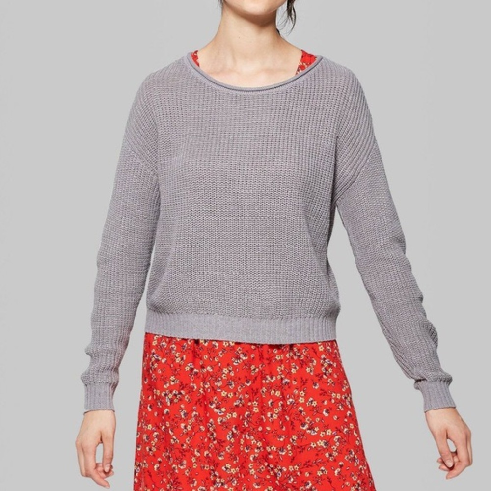 Target grey sweater